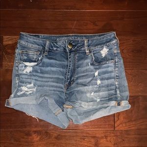 High waisted/ripped American Eagle shorts